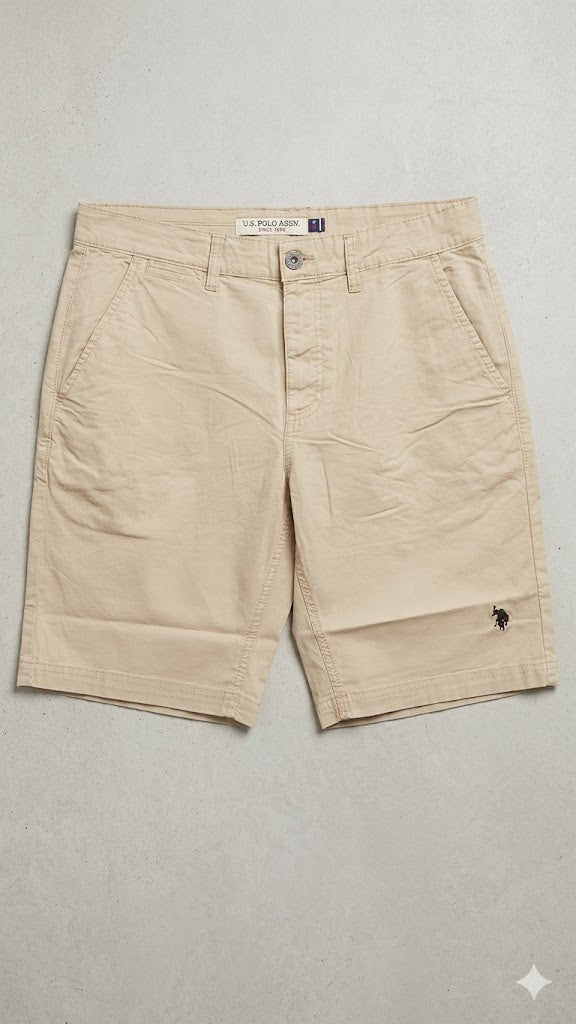 Men's Cotton Twill Chino Shorts U.S. Polo Assn.