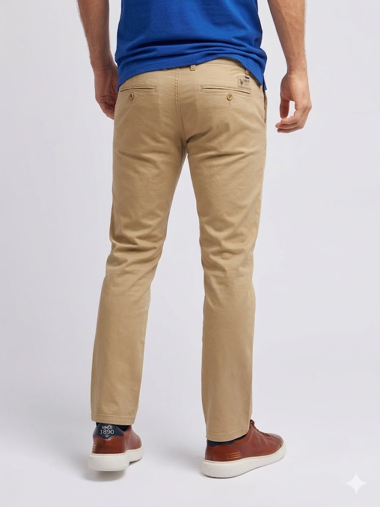Men's Straight Fit Twill Chino Pants U.S. Polo Assn.