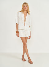 Joana Embroidered Shorts Colcci