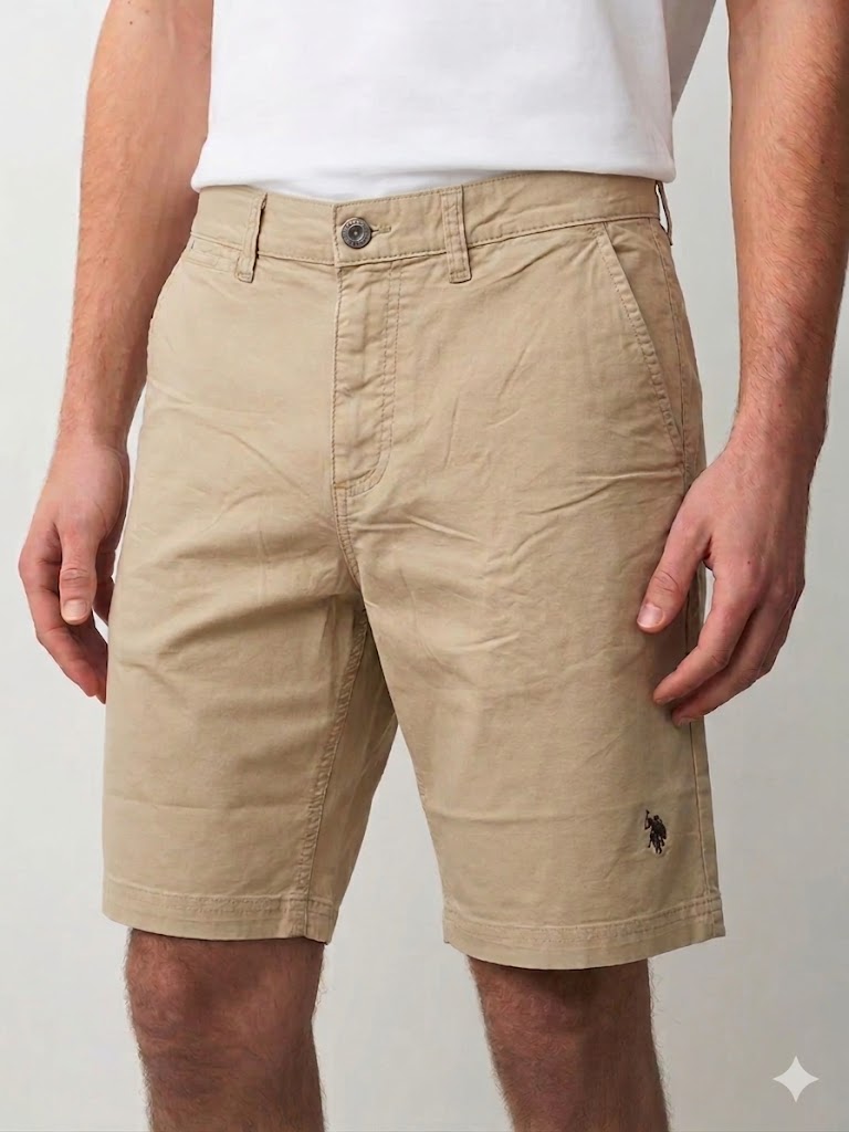 Men's Cotton Twill Chino Shorts U.S. Polo Assn.