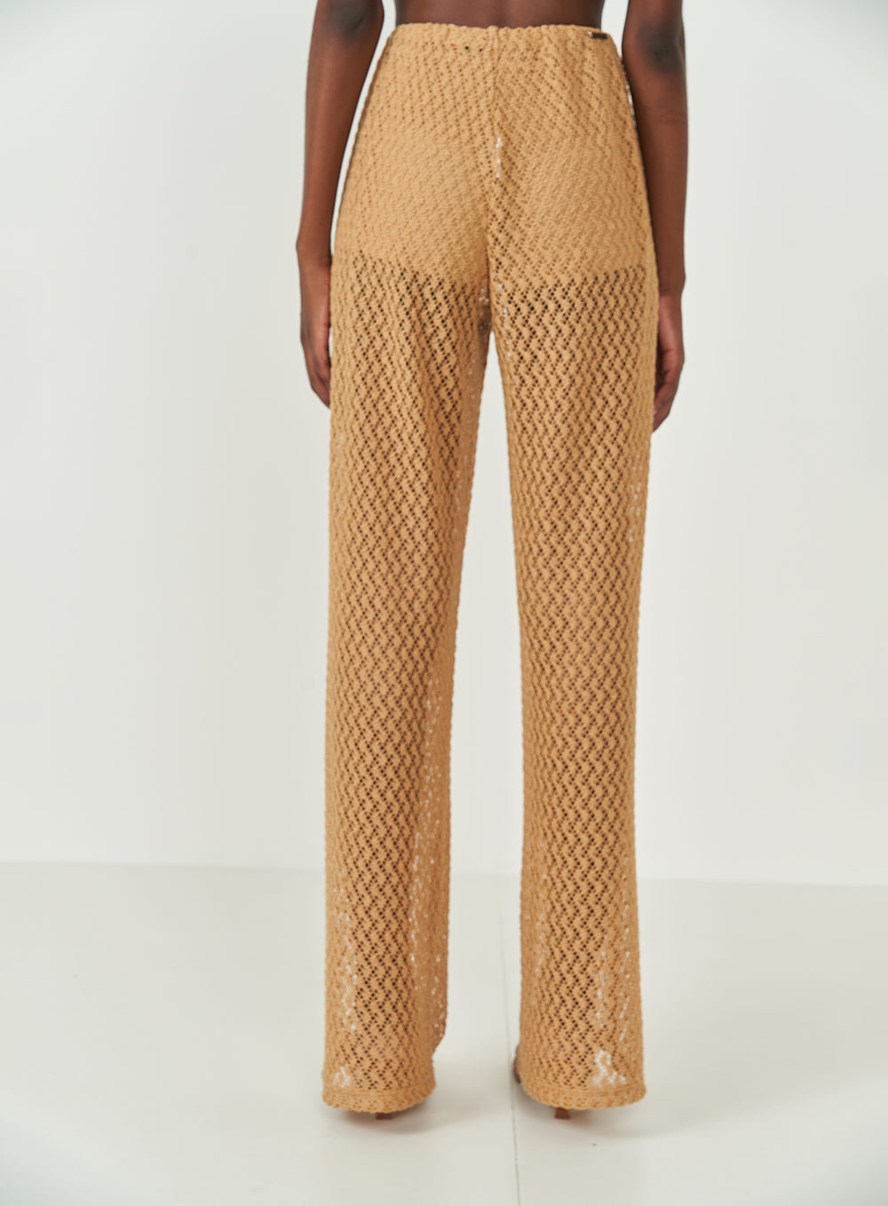 Joana Lace Wide-Leg Pants Colcci
