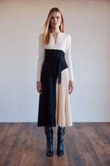 Plissé Coordinated Dress Arggido