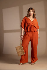 Blusa Plissada Quattro Venti