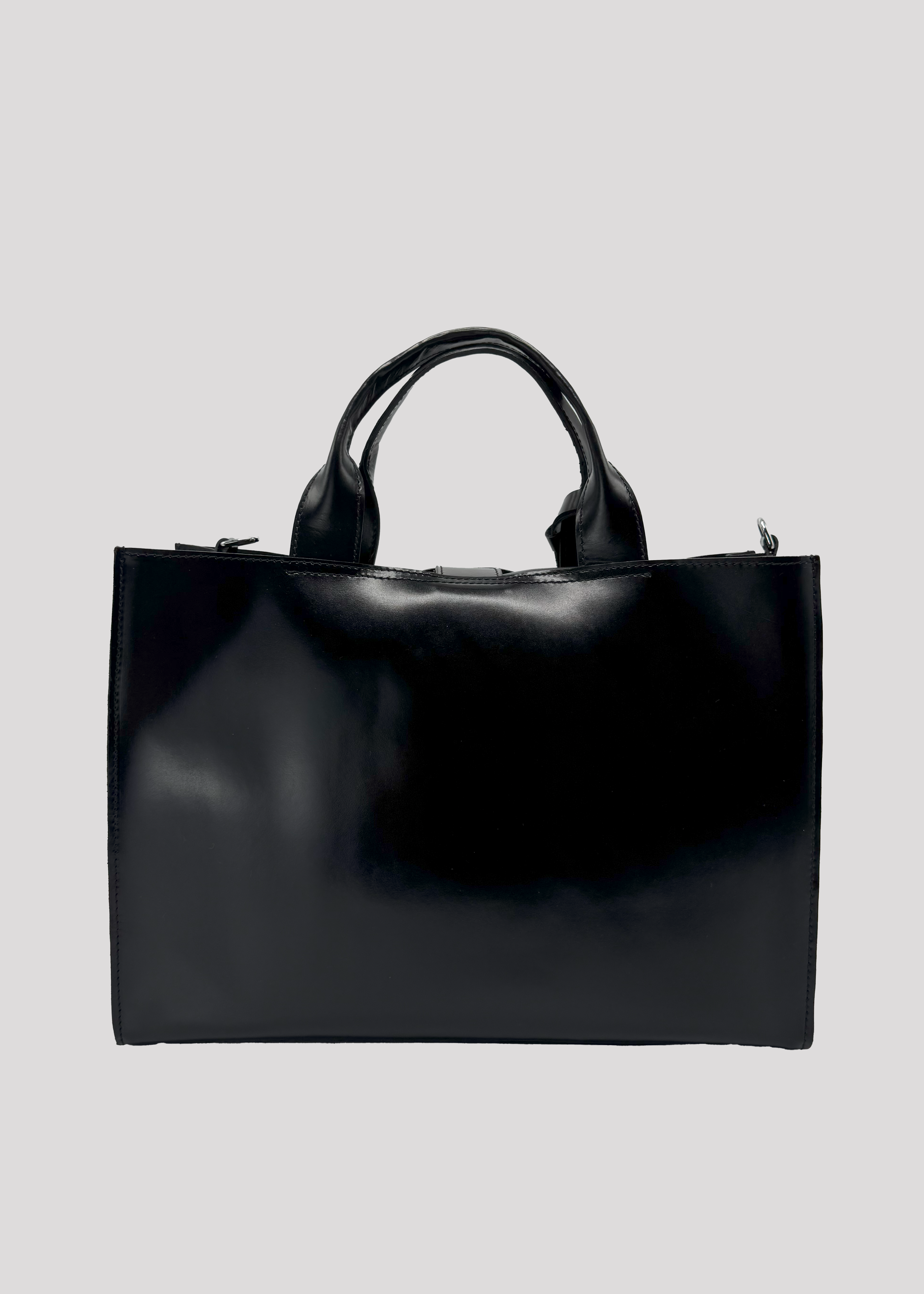 Large Textured Handbag Rufel