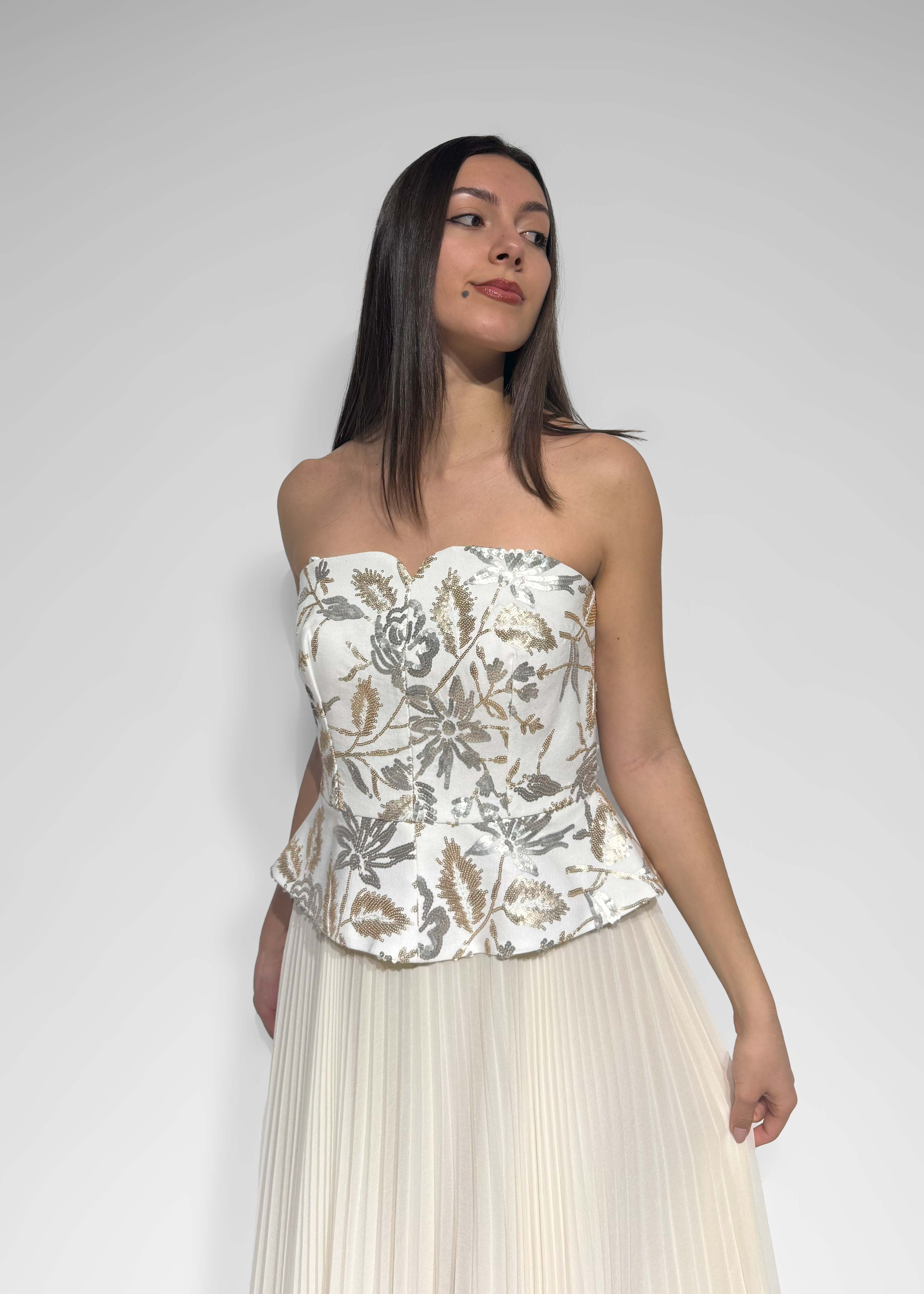 Vestido plissado Carla Ruiz