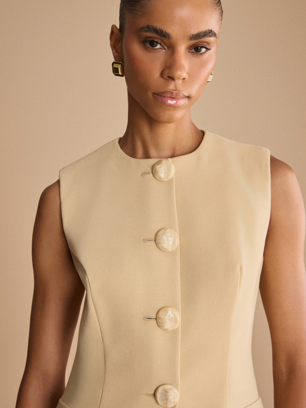Longline Tailored  Waistcoat Lança Perfume
