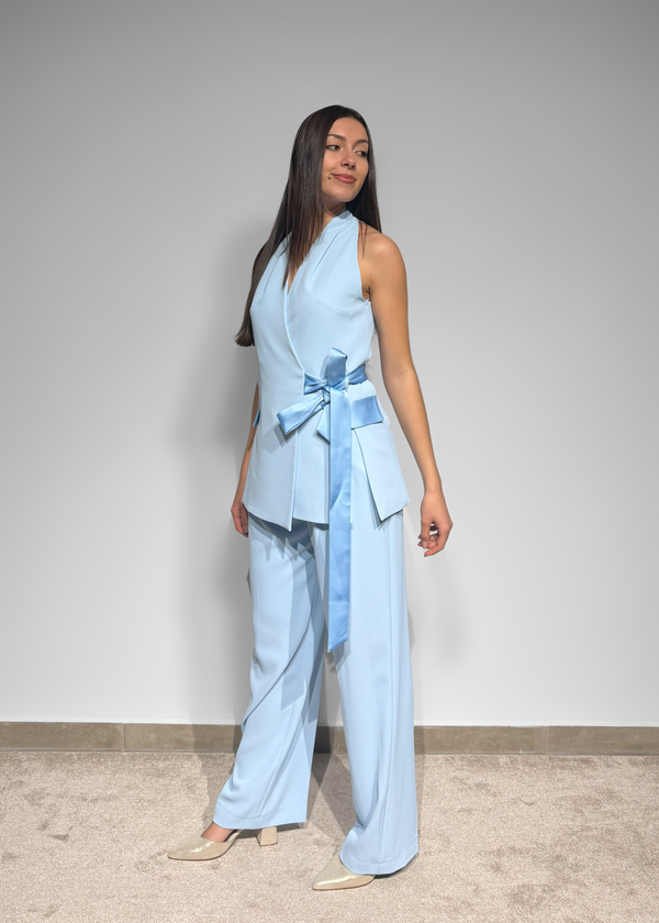 Satin-Tie Double-Breasted Waistcoat Imperial