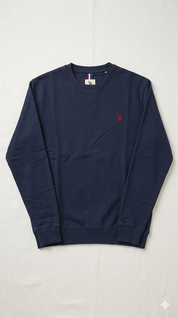 Natural Classic Fit Men’s Double Horsemen Sweatshirt U.S. Polo Assn.