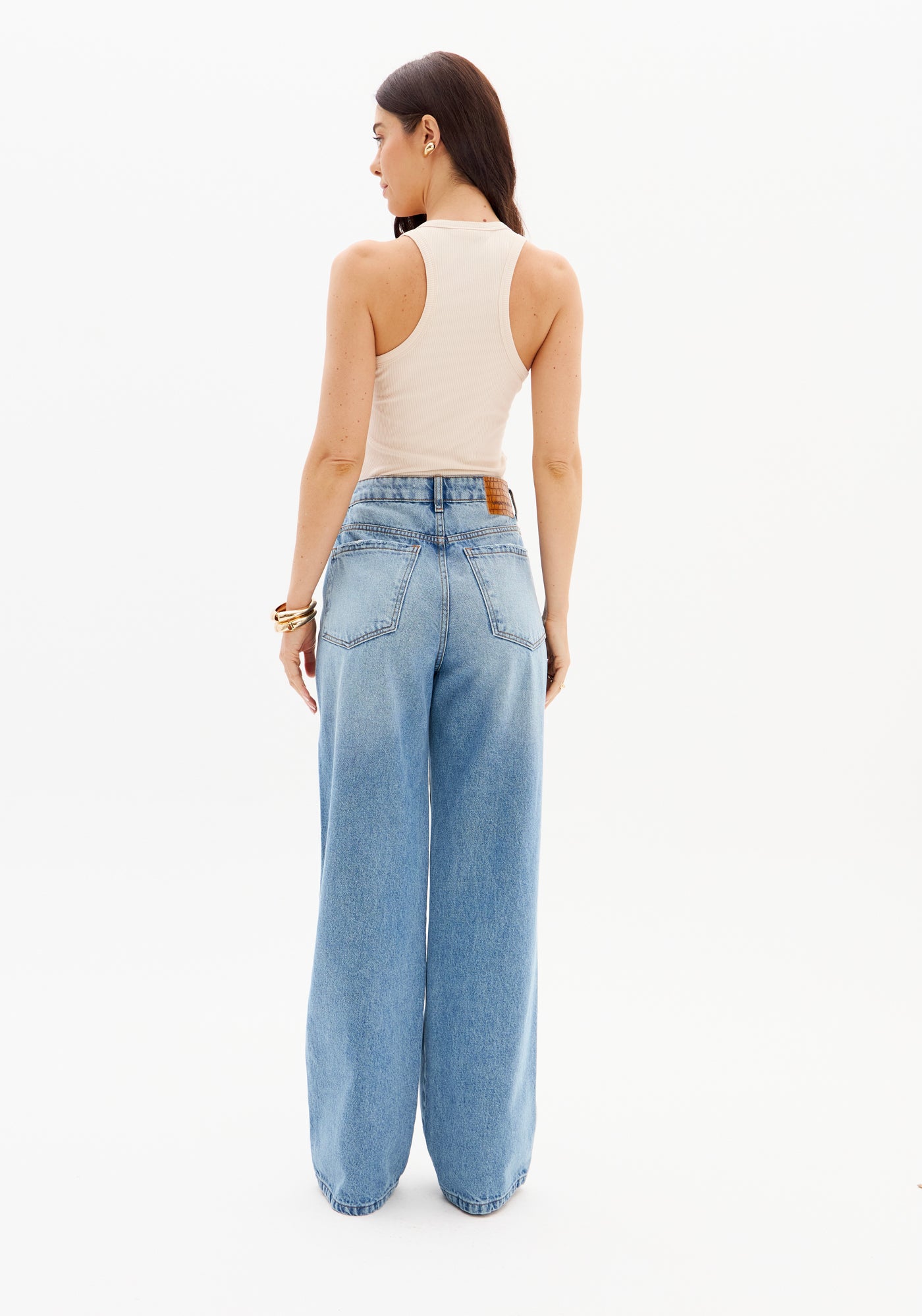 High Waist Full Length Jeans Lança Perfume