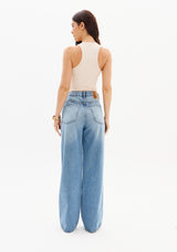 High Waist Full Length Jeans Lança Perfume