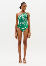 One-Shoulder Seashell Bodysuit Lança Perfume