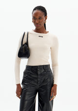 Long Sleeve Knit Textured Top Lança Perfume