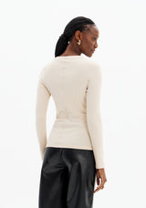 Long Sleeve Knit Textured Top Lança Perfume