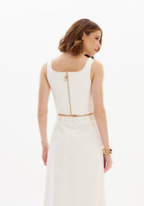 Textured Super Midi Lady-Like Skirt Lança Perfume