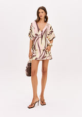 Blusa Estampada Decote V Lança Perfume