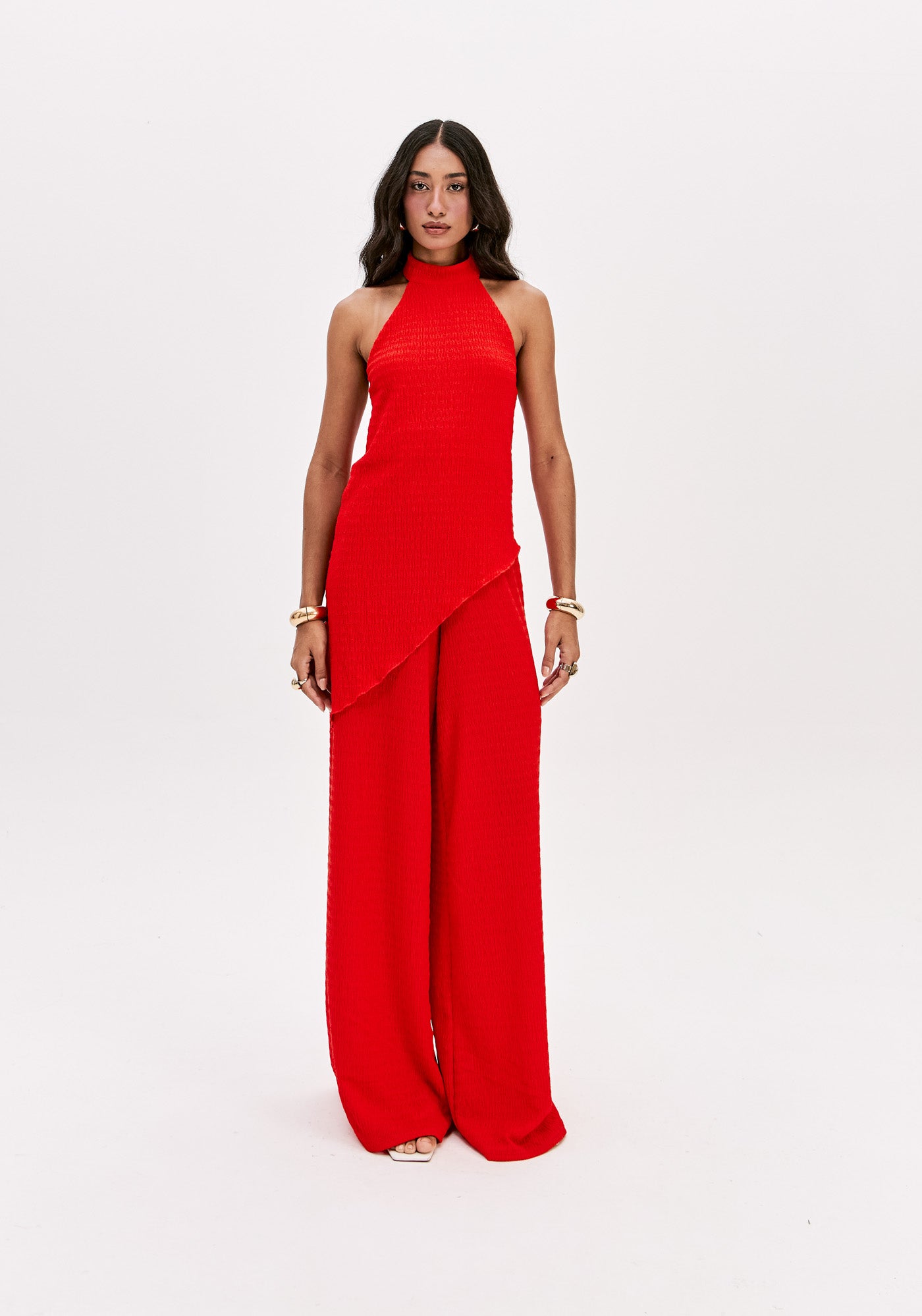 High-Waisted Wide-Leg Trousers Lança Perfume