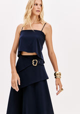 Strappy Cropped Tie-Back Top Lança Perfume