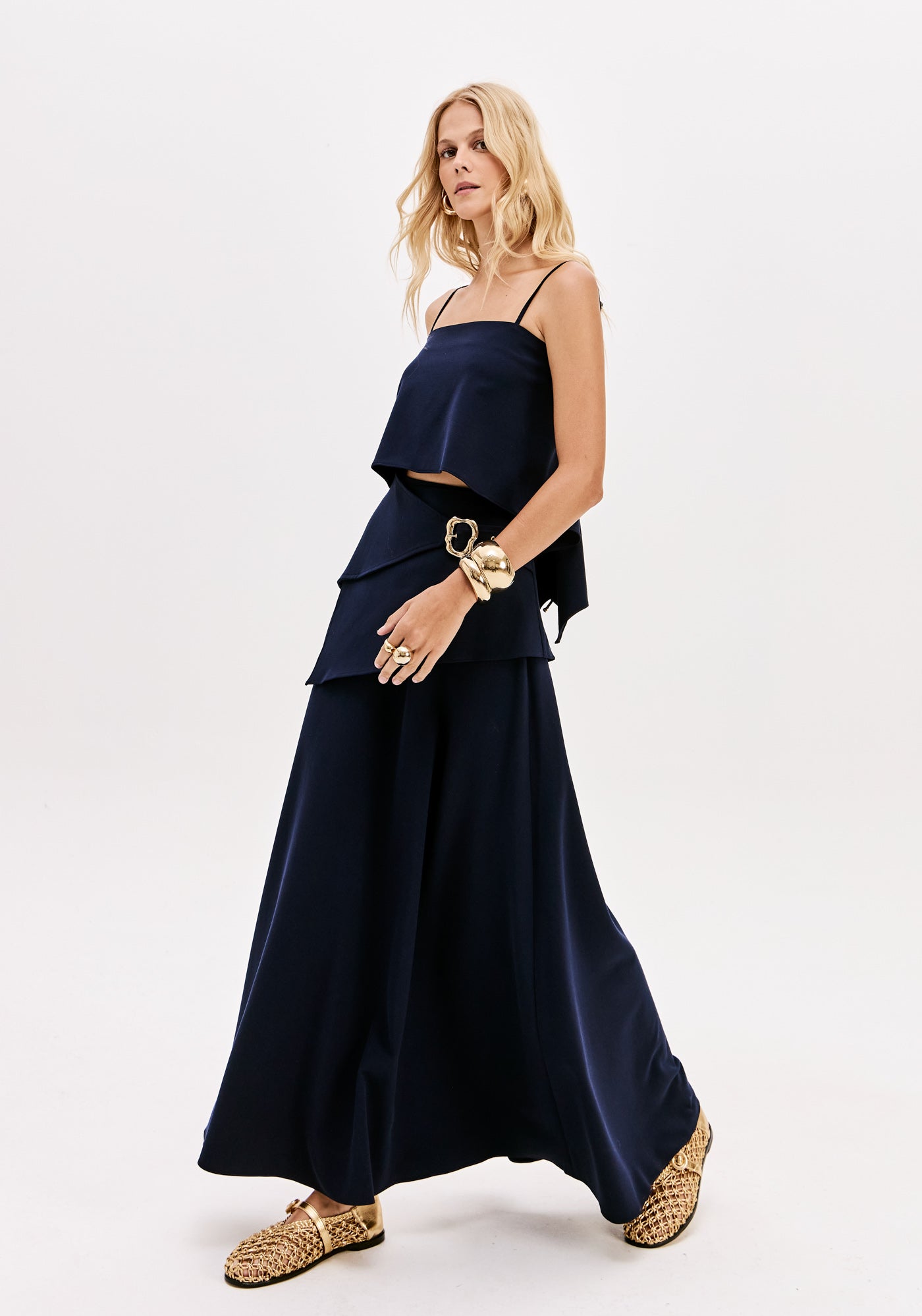 Strappy Cropped Tie-Back Top Lança Perfume