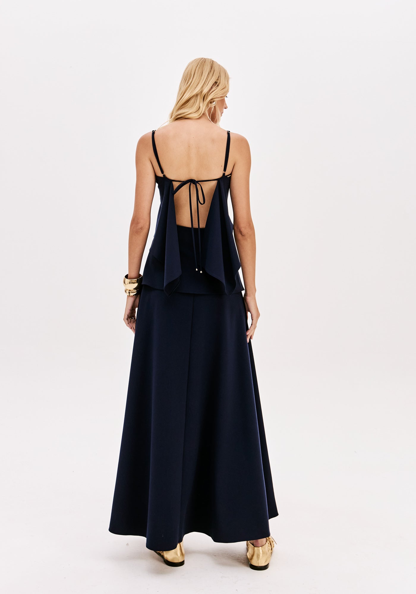 Strappy Cropped Tie-Back Top Lança Perfume