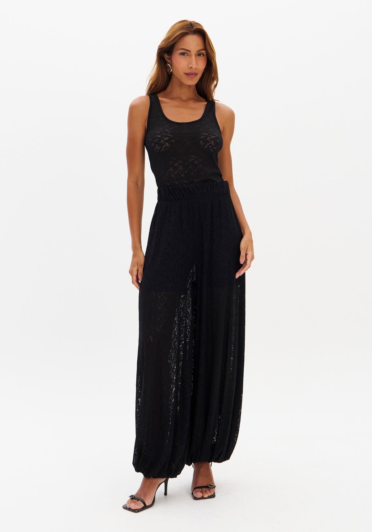 Lace Aladdin Trousers with Inner Lining Pants Lança Perfume