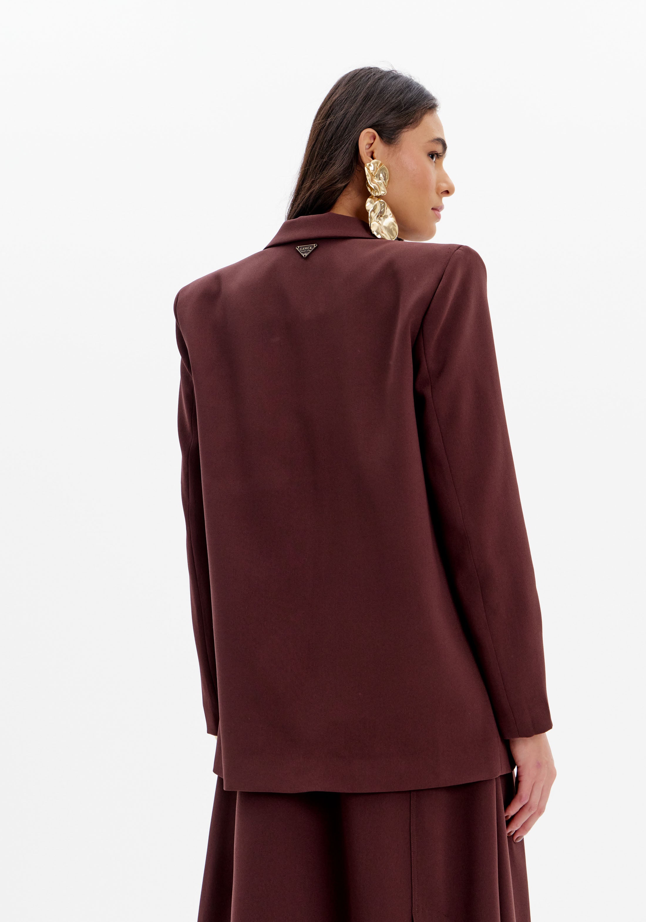 Basic Oversized Blazer Lança Perfume