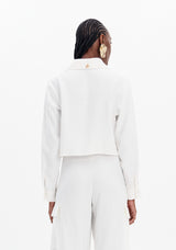 Cropped Shirt with Iconic Pin Details Lança Perfume