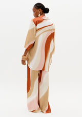 Three-Quarter Sleeve Silk-Touch Shirt Lança Perfume
