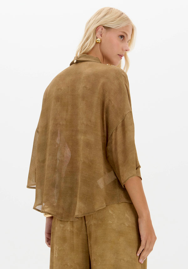 Printed Chiffon Shirt Lança Perfume