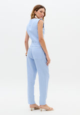 Linen-Blend Wrap Waistcoat Lança Perfume