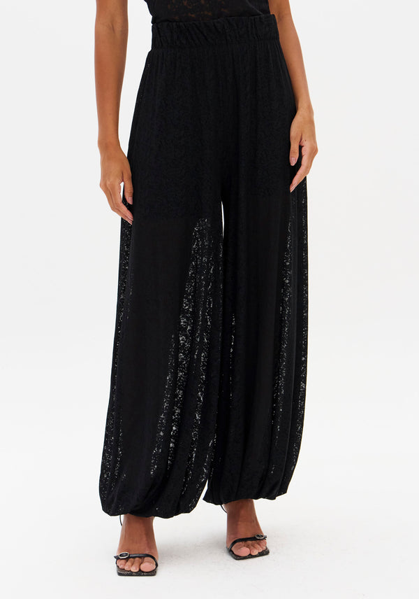 Lace Aladdin Trousers with Inner Lining Pants Lança Perfume