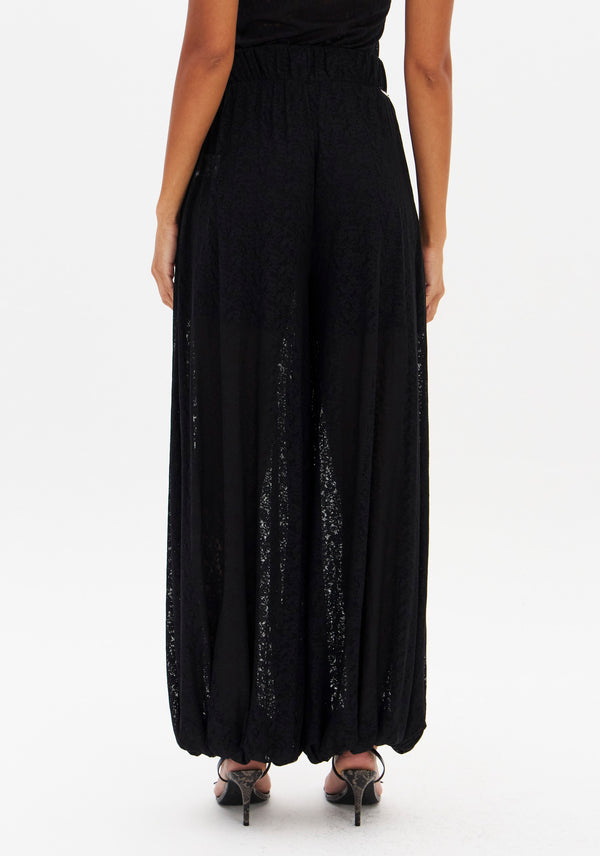 Lace Aladdin Trousers with Inner Lining Pants Lança Perfume