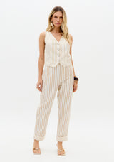 Tailored Striped Waistcoat Lança Perfume