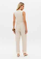 Tailored Striped Waistcoat Lança Perfume