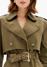 Long-Sleeve Jacket with Belt Lança Perfume