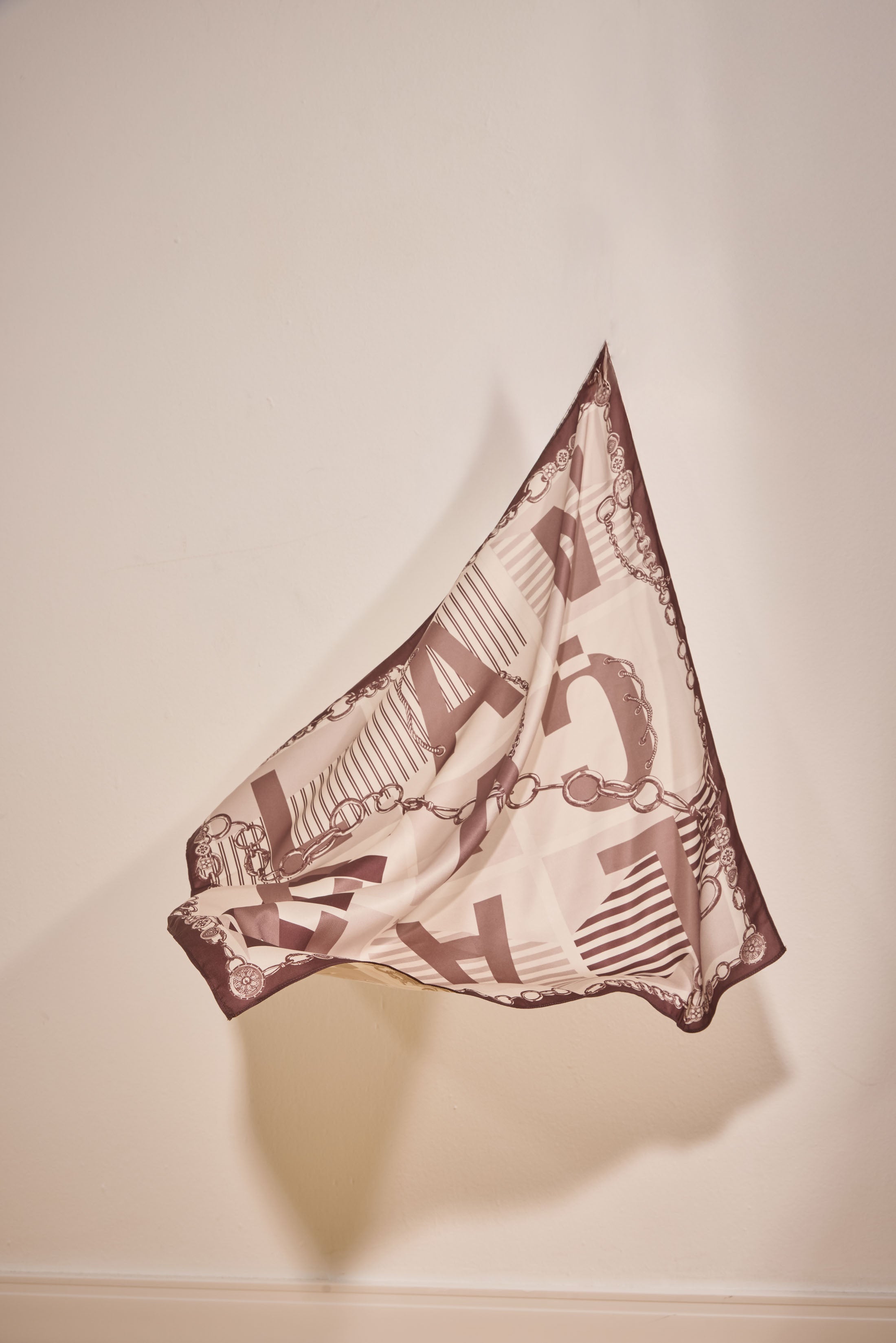 Printed Satin Scarf Lança Perfume