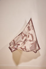 Printed Satin Scarf Lança Perfume