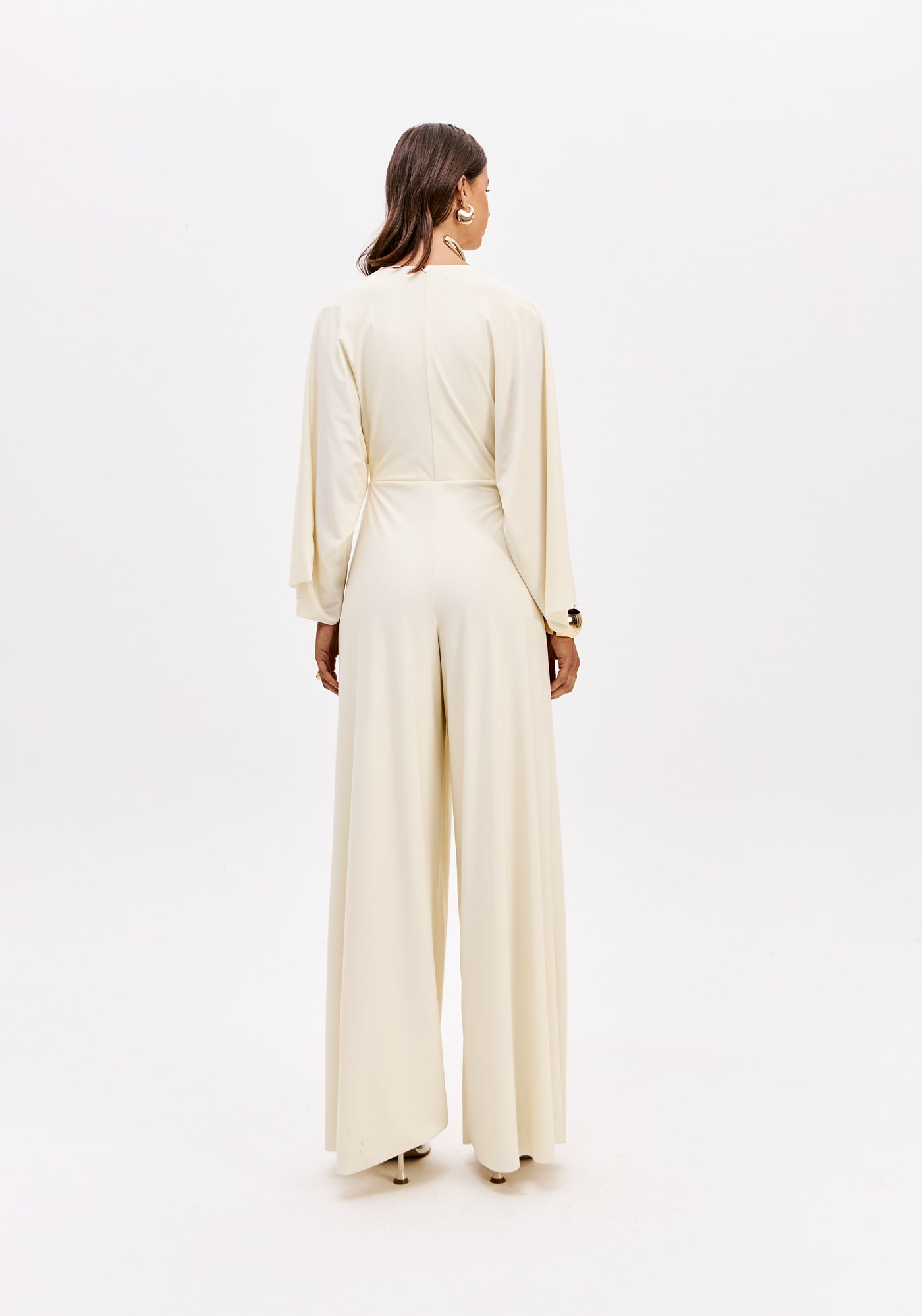 Surplice V-Neck Maxi Jumpsuit Lança Perfume