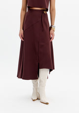 Super Midi Skirt with High Waist Lança Perfume
