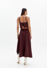 Super Midi Skirt with High Waist Lança Perfume
