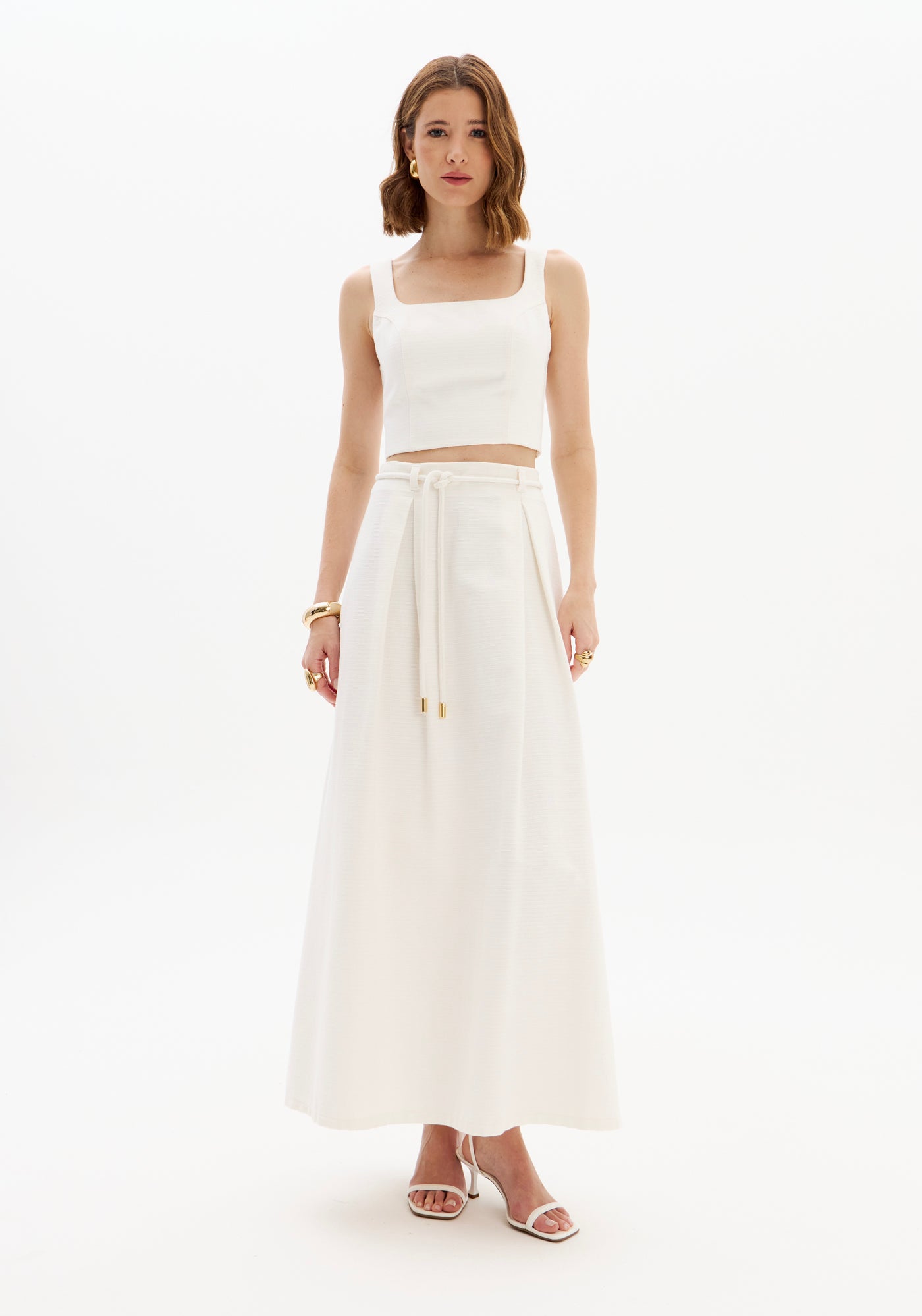 Saia Super Midi Texturizada Lady-Like Lança Perfume