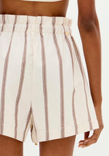 High-Waisted Printed Clochard Shorts Lança Perfume
