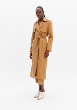 Long Belted Coat with Front Buttons Lança Perfume