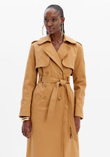 Long Belted Coat with Front Buttons Lança Perfume