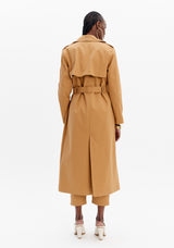 Long Belted Coat with Front Buttons Lança Perfume