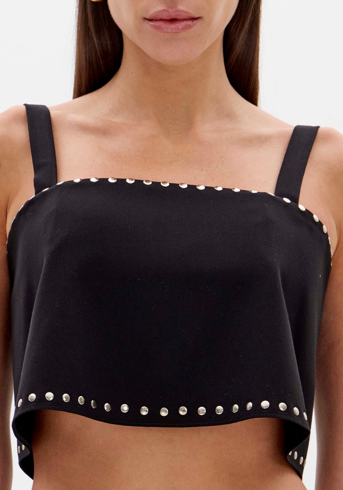 Embellished Tailored Cropped Top Lança Perfume