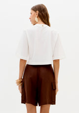 Oversized Cropped Heart T-Shirt Lança Perfume