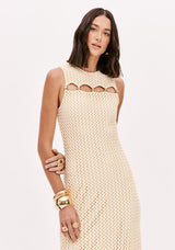 Embellished Mesh Maxi Dress Lança Perfume