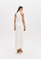 Vestido Super Midi em Tricot Pesado Lança Perfume