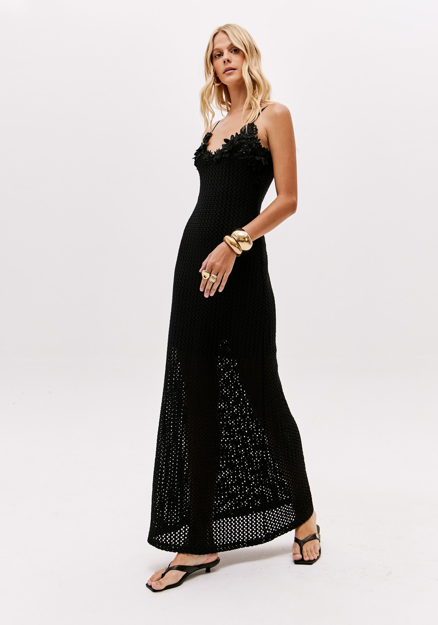 Vestido Super Midi Elegante Lança Perfume