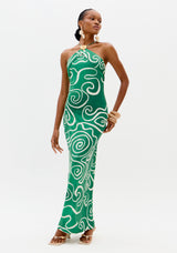 Super Midi Halter Neck Dress Lança Perfume